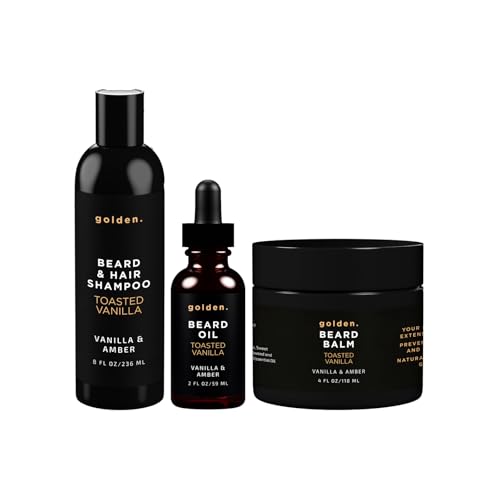 Golden Grooming Co. Everyday Beard Bundle – Complete Beard Care