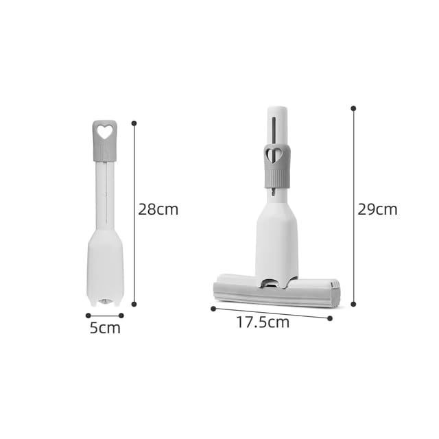 Mini Mops + Sponges; Portable Self Squeeze Mop; Sponge Mop, Small Mops for Small Space (1Handle+1Sponge)
