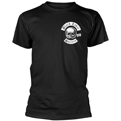 Doctor Li Label Society Skull Pocket Logo Men's Graphic T Shirt Unisex 100% Cotton Short-Sleeve T-Shirts Black XXL