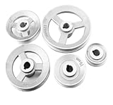 QXCIVR v-Type Timing Pulley Pulley Belt Pulley Size of Diameter 45mm 50 55 to 120mm Industrial Sewing Machine Spare Parts timming Transfer Wheel(120mm)