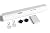 AutoSlide Elite - Automatic Dog Door for Home Sliding Doors - for Dogs, Cats, and Other Pets (Automatic Pet Door for Heavy Doors w/RFID Pet Tag, White)