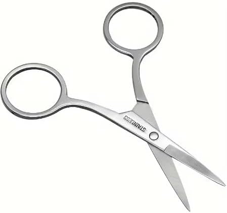 Makeup Eyebrow Eyelash Trimmer – Facial Hair Remover & Nail Cuticle Scissors, Manicure Tool for Precise Grooming & Nail Art Accessories