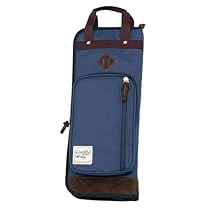 Main pockets for 12 pairs of sticks, and side pockets for accessories Built-in hooks easily attach to floor tom Shoulder strap for portability Size: 460mm x 180mm