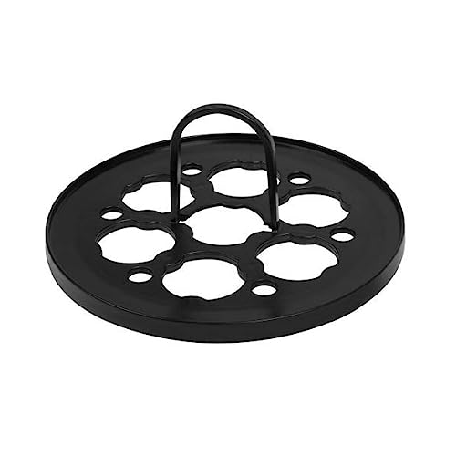 Original Clatronic® Eierhaltereinsatz passend für EK 3321 Eierkocher | Maße: Ø 18 cm/Höhe 7 cm | Schwarz