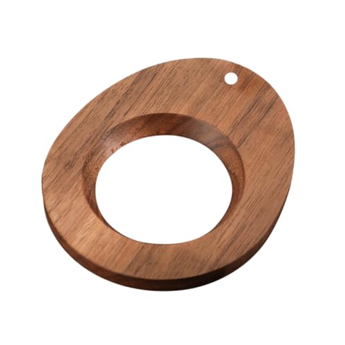 Happyyami 胡桃木製コーヒーフィルター錐形スタンド フィルターカップホルダー 多機能木製コーヒードリッパースタンド ホームカフェ用