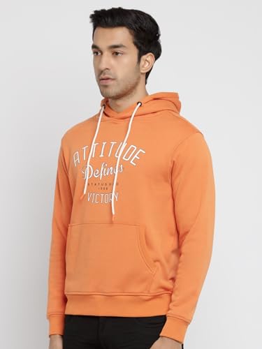 Image of Status Quo Mens Printed Round Neck Hooded Sweatshirt