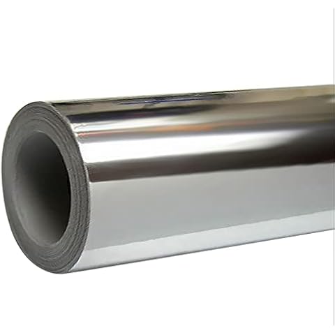 VViViD Silver Mirror Chrome Vinyl Wrap Cover