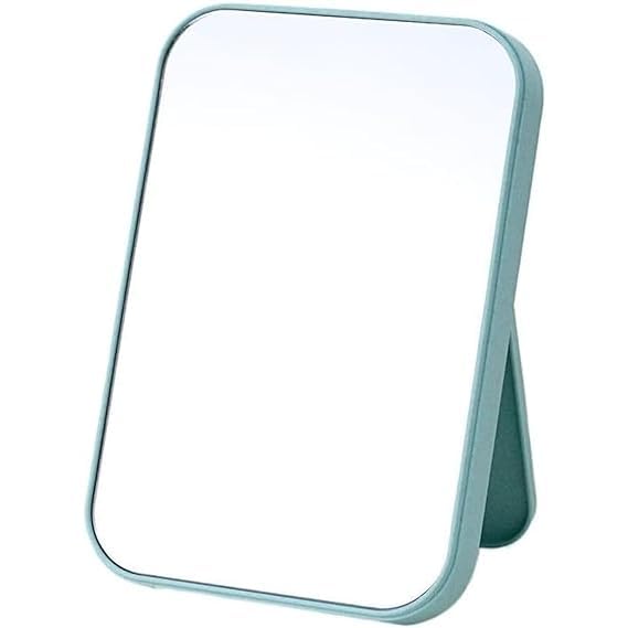 Makeup Mirror (Blue,1pcs)(Framed, Rectangular, Dresser Mount)-image-35