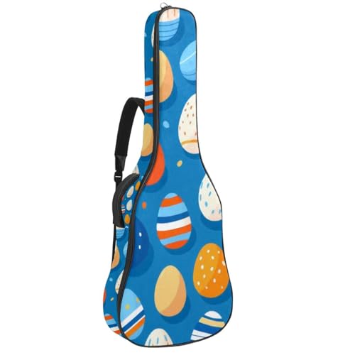 Housse guitare acoustique 101,6 cm imperméable grand sac transport œuf Pâques