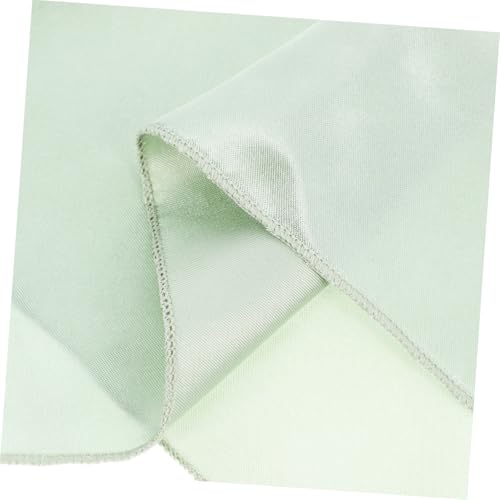 Servilletas de satén reutilizables para decoración de mesas de bodas y banquetes 5