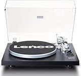 Lenco LS-500 Hi-FI Turntable with Bluetooth - with External Speakers 2 x 30 W RMS - Belt Drive - Auto Shut-Off - Preamplifier - MDF Case - Black - Image 4