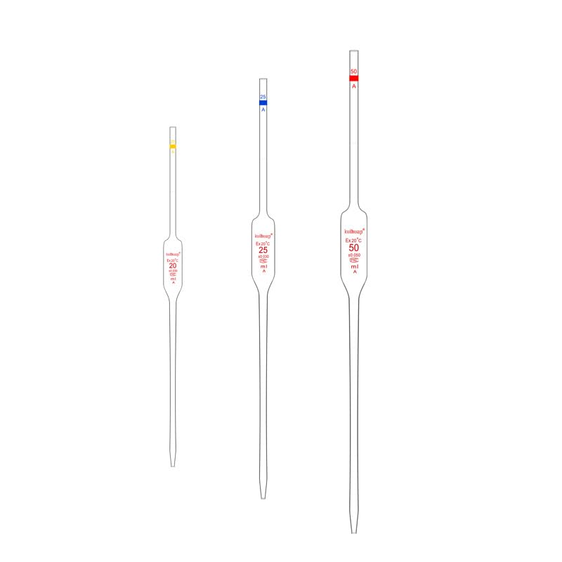 10er Set Volumenpipetten aus Borosilikatglas Einmark Bauchpipetten für Präzisen Flüssigkeitstransfer im Labor 1–100ml(2ml(10pcs))