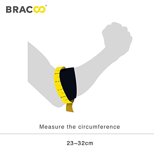 Bracoo Tennis Elbow Brace for Men and Women - Compression Strap for Tendonitis Relief and Forearm Support during Workouts
