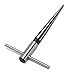 IUPPA Bridge Pin Hole Reamer Tools T-Handle ed 6 Fluted Acoustic Guitar Woodworker Cutting Tool Core Drill Bit DIY Pickup Luthier Tool 3-13mm