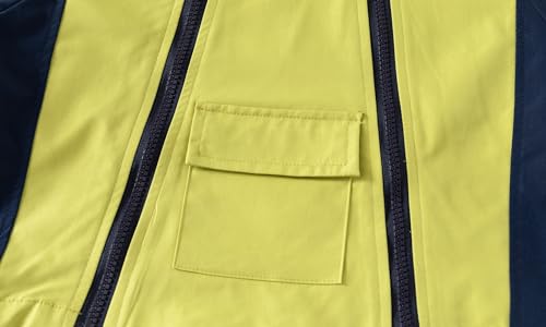 Meufam Toddler Boys Girls Color Block Double Zip Jacket Hooded Trench Fashion Lightweight Kids Windbreaker Coats Outerwear4