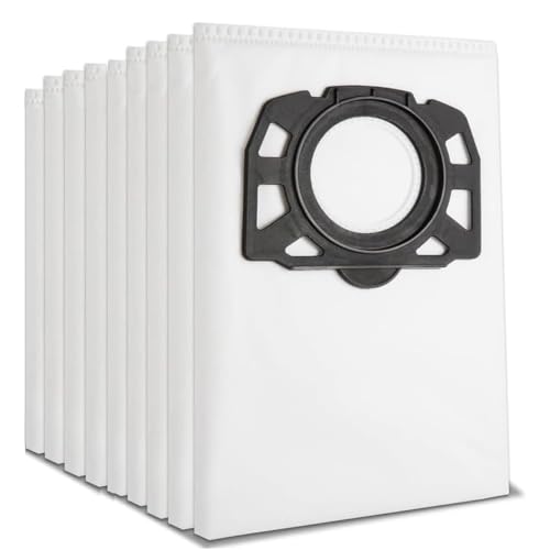 10 bolsas de aspiradora para Karcher WD 5, aspiradoras húmedas y secas, bolsas reutilizables de repuesto para Kärcher WD4 WD5 WD6 WD5P WD6 Premium MV4 MV5 MV6. KFI 487 6.904-409.0