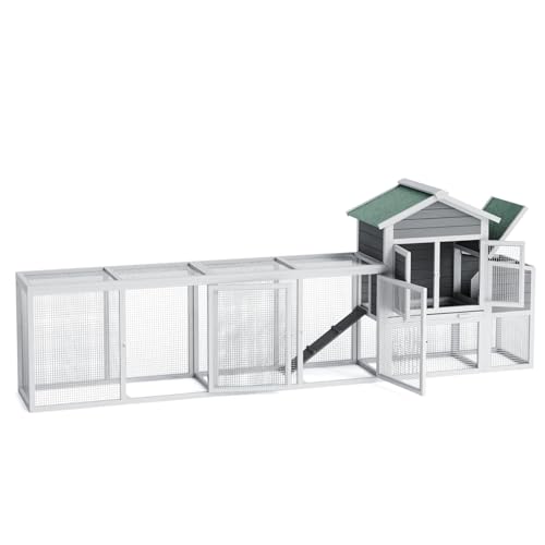 123" Large Chicken Coop with Nesting Box