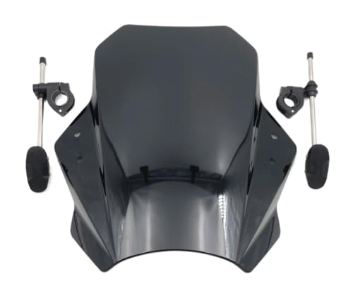 Pare-brise moto CTX 700N avec déflecteur de vent réglable noir à pince