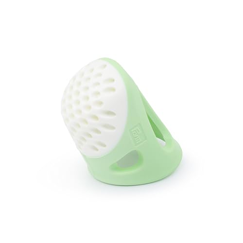 Dritz Soft Comfort Thimbles, Medium, Green, 12 pc - image 2