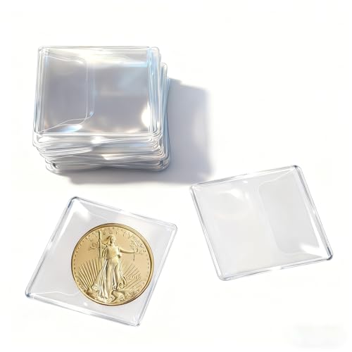Funda Plástica para Monedas Transparente 200 unid miniatura 1