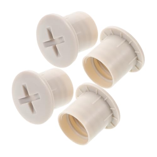 Mikinona 4 Piezas para Tornillos de Tobogán Infantiles Accesorios de Plástico Resistentes Cubiertas de Fijación para Equipos de Gris Diámetro Interior