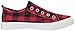 Blowfish Malibu womens Play Sneaker, Red Buffalo Check, 8 US