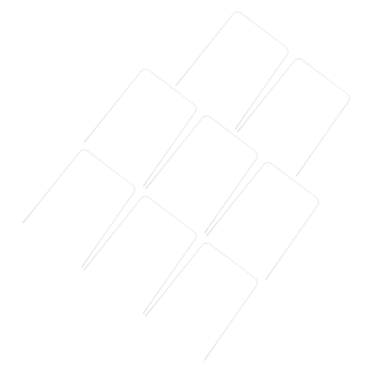 Kisangel Croquet Game Replacement Parts 8pcs Metal Hoops Wickets for Family Games