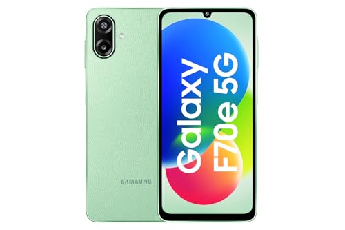 Image of Samsung Galaxy F70e 5G (Limelight Green, 4GB RAM, 128GB Storage) | MediaTek Dimensity 6300 Processor | 50MP + 2MP Dual Camera | 8MP Front Camera | 6.74 inch HD+ Display | 6000mAh Battery | Up to 2TB