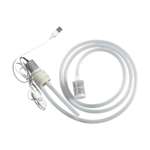 Fenteer Electric Siphon Self Priming Pump Wine Transfer Pump,Lightweight,Easy to Use Compact Wine Siphon for Beer, Wine, 1M Hose