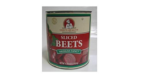 Chef's Quality Sliced Beets 6 lb 8 oz Can