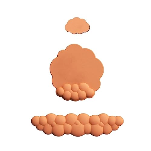 Repose-poignet clavier nuage en mousse et silicone pour tapis de souris ergonomique
