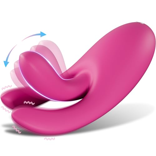 G-Spot Clitoral Finger Vibrator for Women - Adult Sex Toys Silicone Dildo Massager with 10 Vibrations & 10 Fingering Wiggling Modes, Vibrating Clitoris Nipple Vaginal Anal Stimulator for Solo & Couple