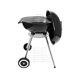 paxlloonge 45.7 cm Holzkohlegrill, BBQ Kugelgrill mit Emaille-Deckel & Aschefänger, Tragbarer Holzkohlegrill für Outdoor-Grill Camping und kleine Terrasse Hinterhof, inklusive Rollen für einfache