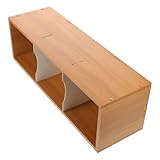 Accès rapide aux supports : accédez rapidement à vos albums préférés grâce au support de rangement pour disques et aux emplacements bien pensés, pour un confort d'utilisation optimal. support pour cd, étagère de rangement pour CD