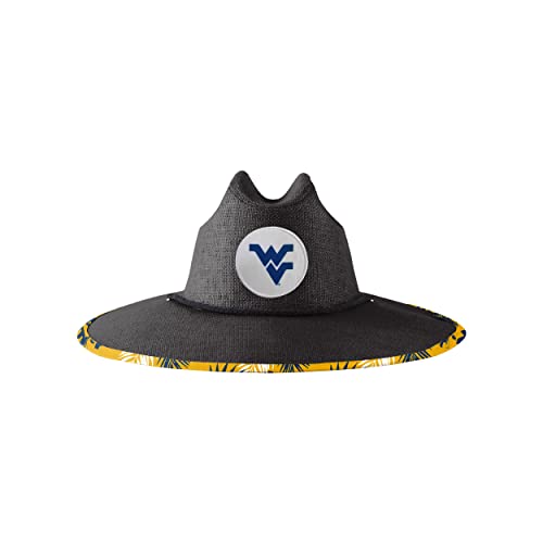 Image of FOCO West Virginia Mountaineers NCAA Team Color Straw Hat