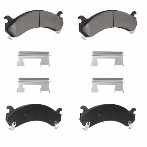 ILONPA Front Semi-metallic Disc Brake Pads Set for Chevy Silverado 1500 HD 2500 HD Suburban...