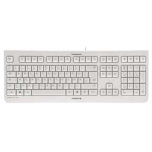 Clavier USB Cherry KC 1000 gris disposition suisse pour PC et bureau - 2
