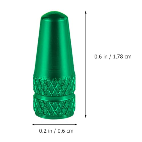 30 unidades de tapones para válvula de neumático de bicicleta en aleación de aluminio, estilo francés, cubiertas contra el polvo para ciclismo y recreo al aire libre, colores surtidos miniatura 4