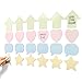mcSquares Stickies Stars, Arrows, Bubbles Reusable Whiteboard Stickers - 18 Pack - Never Buy Paper Post Notes Again, Its Eco-Friendly! Fun Whiteboard Shapes - for Home, Office, Classroom, Lockers