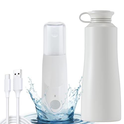 BIGCOW Portable Bidet, 3 Jet Modes ＆ 800mAh High Capacity, IPx7 Waterproof ＆ Rechargeable, Mini Travel Bidet with Transparent Cover for Toilet Personal Hygiene, Postnatal, Perineal & Hemorrhoid Care