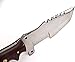 TR-1214 Custom Handmade J2 Tracker Knife- Brown MICARTA Handle