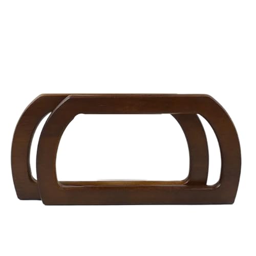 Anses de sac en bois 13x6cm poignées de sac multicolores accessoires tricot lot de 4