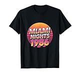 Retro 80er Jahre Miami Synthwave Sonnenuntergang
