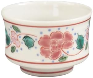 Kutani-Yaki (Ishikawa) Yuki Tanaka Taza de sake de porcelana guinomi Japonés artesanales vasos de sake 3KUT0059