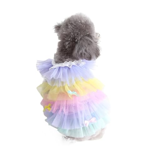Robe de princesse en maille pour chien et chat en été taille M