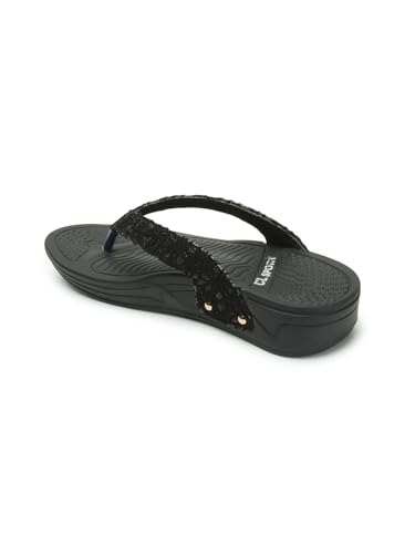 Image of Carlton London women's Textured Thong Comfort Sandals