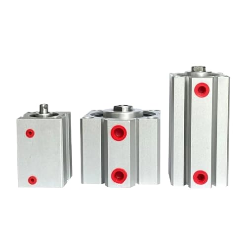 Vérin pneumatique SDA20 compact double effet pour gagner de l'espace en machine