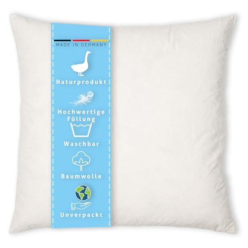 Kissenoutlet24 Federkissen 60x60cm Füllung 950g Bezug Baumwolle Farbe...