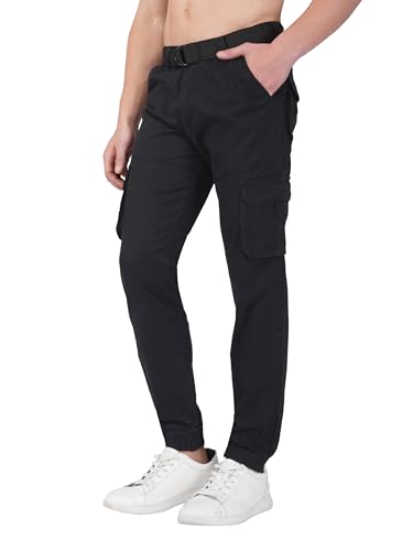 Image of Urban Legends Cargos for Men || Men's Cotton Regular Fit Cargo Joggers with 6 Pockets || Casual Pants || (UL-1R6)