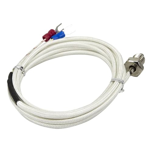 Termopar tipo E M8 sensor de temperatura FTARB01 con cable de 2 metros 4